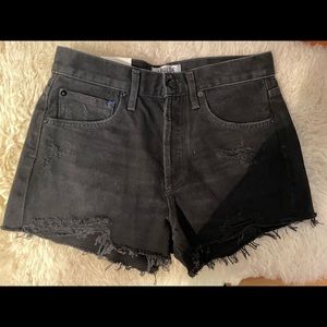 NWT Agolde Parker black shorts
